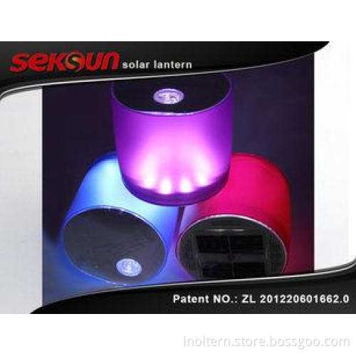 Colorful Inflatable Emergency Battery Powered Lantern Light